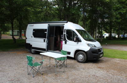 25 NC500 Camper in Haughton holiday park IMG 1916